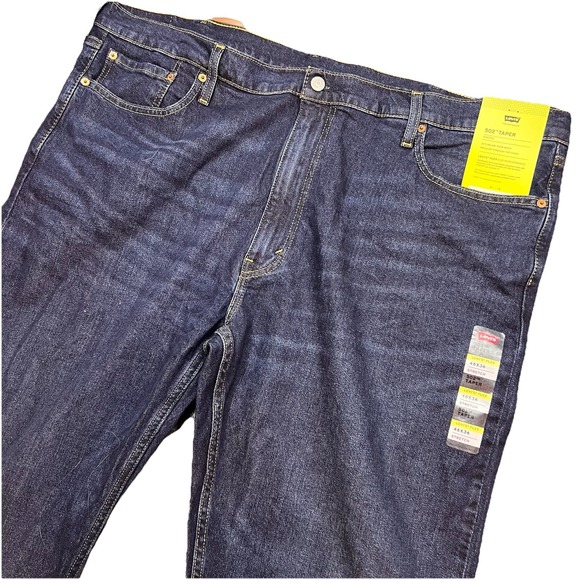 Levi's Other - Levi's 502 Men's Taper Jeans 46x36 Big And Tall Stretch Medium Wash Pants New